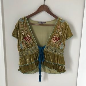 Hale Bob Velvet Burnout Top